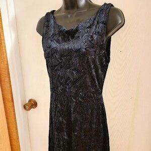 Shimmery sleeveless velvet mini dress